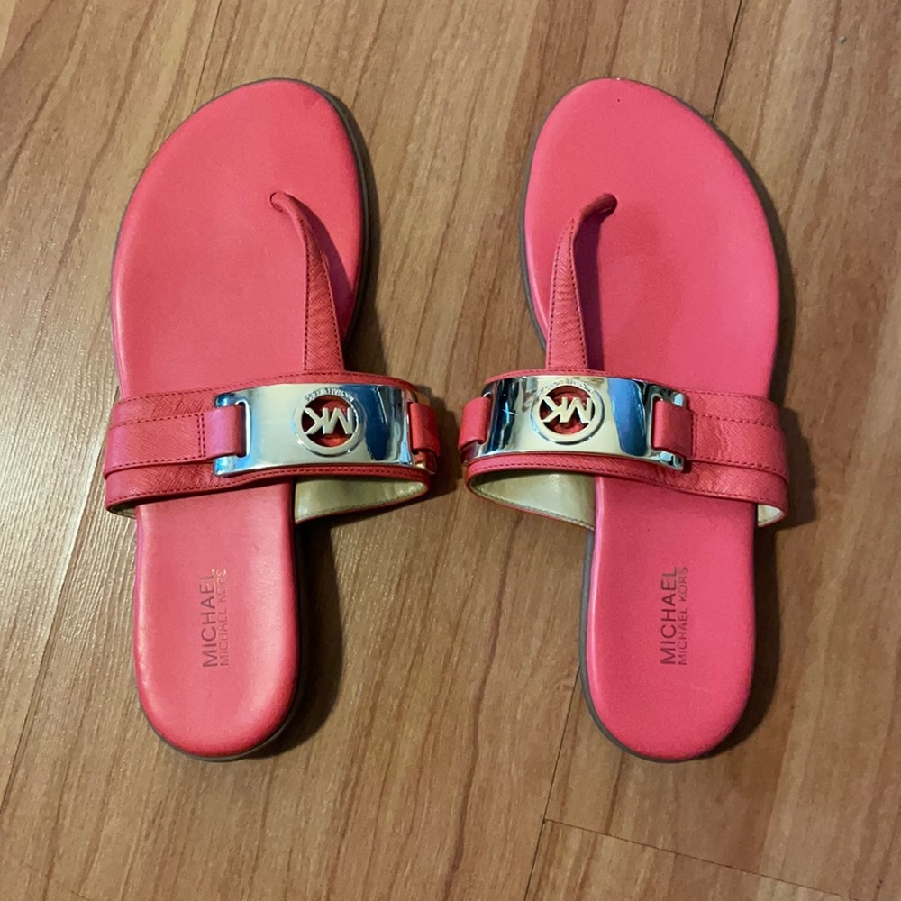 Michael Kors Leather Sandals